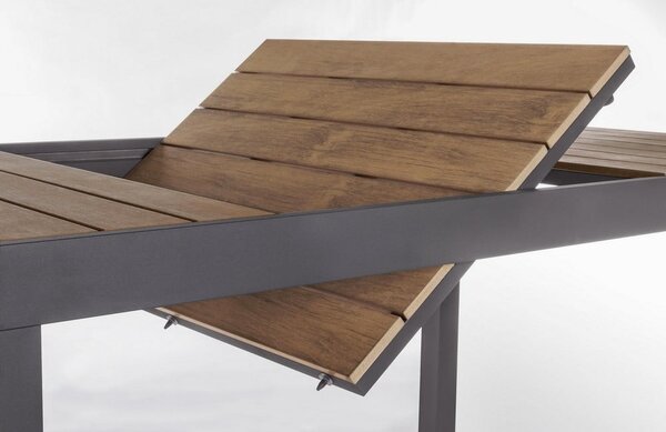 Tavolo da pranzo da giardino in alluminio 90x140 cm Elias – Bizzotto