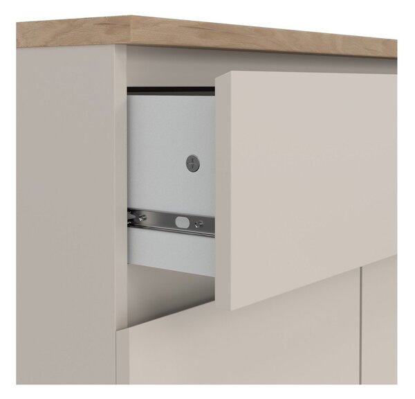 Credenza color crema 80x100x40 cm Naia – Tvilum