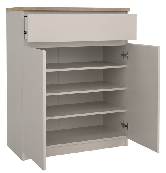 Credenza color crema 80x100x40 cm Naia – Tvilum