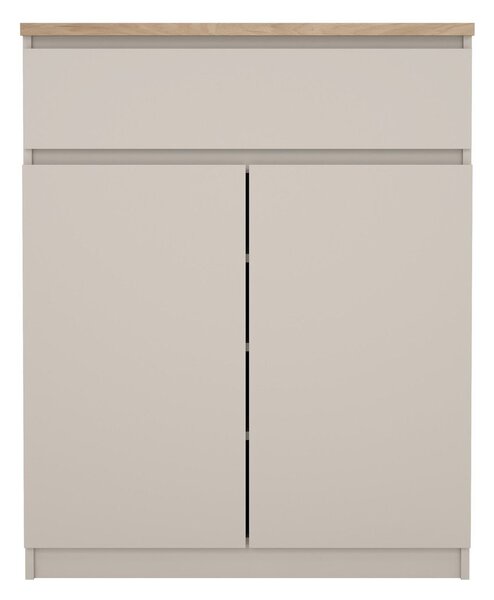 Credenza color crema 80x100x40 cm Naia – Tvilum