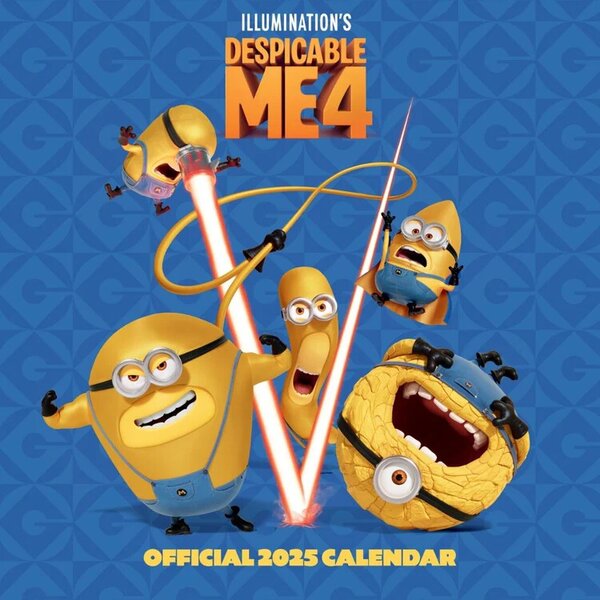 Calendario 2025 Despicable Me 4 Movie