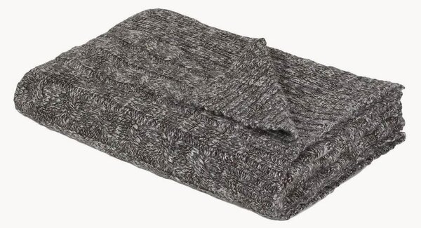 Coperta in lana di alpaca Cable