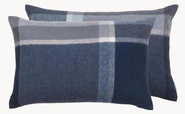 Copricuscino reversibile in lana di alpaca Manhattan