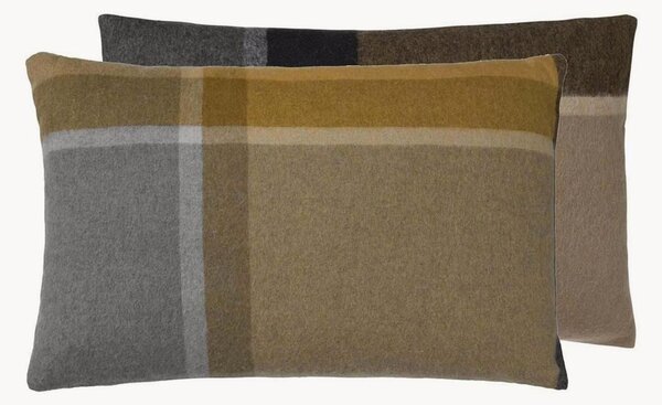 Copricuscino reversibile in lana di alpaca Manhattan
