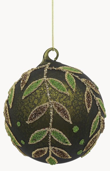 Set di 8 palline di Natale in vetro Sprig