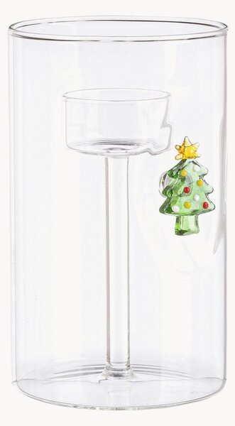 Set di 2 portacandele in vetro Lavish Pine