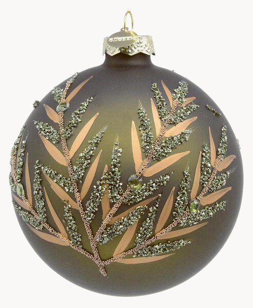 Set di 8 palline di Natale in vetro Shaw