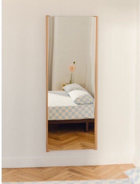 Specchio da parete con telaio in legno massiccio 60x160 cm Lun – noo.ma