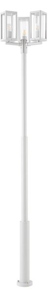 Lampade da esterno Lucande, Siveta, dimmerabile, Grigio, Alluminio