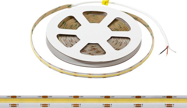 Striscia LED COB CCT Bianco Variabile 24V 14W/m Professionale - IP20 - 5 metri