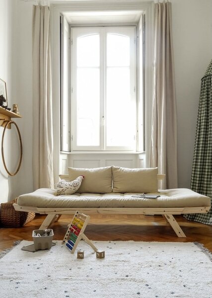 Divano variabile Naturale Chiaro/Bordeaux Bebop - Karup Design