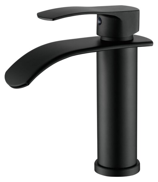 Miscelatore monocomando a cascata per bagno, con attacchi per acqua fredda e calda