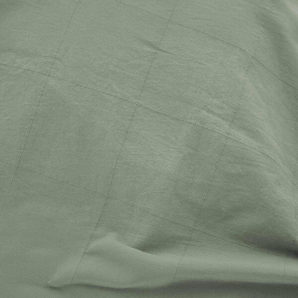Set copripiumino e federa verde per letto matrimoniale ed esteso 240x220 cm Linella – douceur d'intérieur
