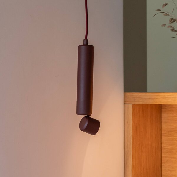 IT´S ABOUT ROMI Lampada a sospensione Milan, Rosso, Soggiorno / Sala da pranzo, Alluminio, Moderno, Lampada a sospensione