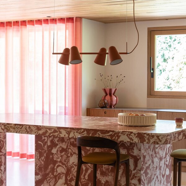 IT´S ABOUT ROMI Lampada a sospensione Salamanca, dimmerabile, Terracotta, Soggiorno / Sala da pranzo, Metallo, Moderno, Lampada a sospensione