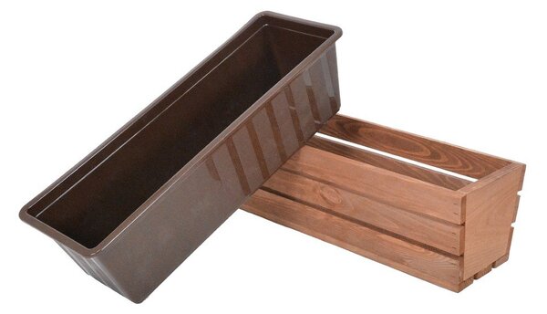 Fioriera in legno 51 cm Modern – Rojaplast