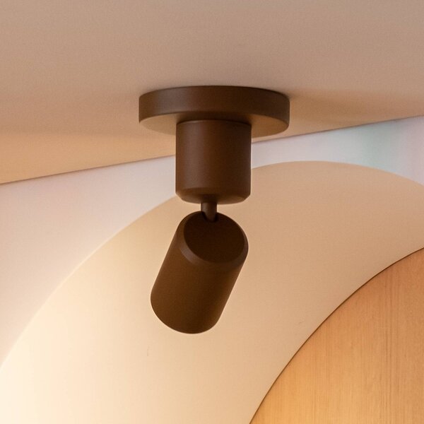 IT´S ABOUT ROMI Plafoniera soffitto Milan, dimmerabile, Marrone / Ruggine, Soggiorno / Sala da pranzo, Alluminio, Moderno, Plafoniera