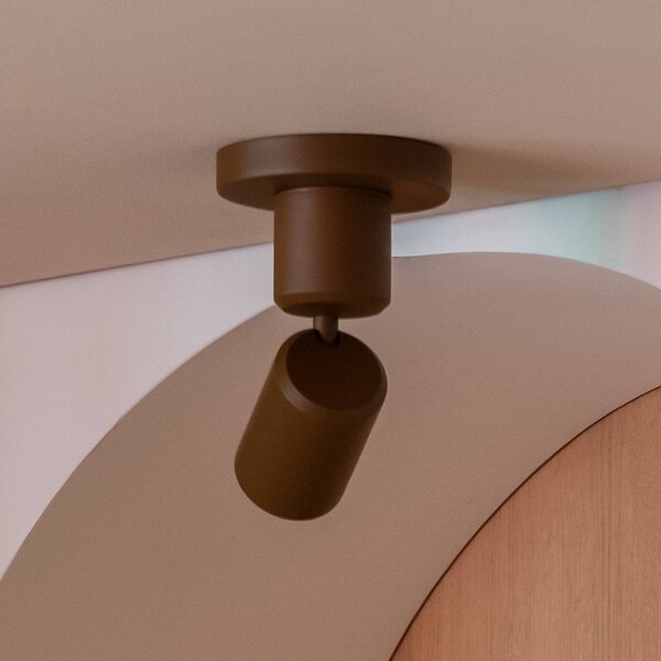 IT´S ABOUT ROMI Plafoniera soffitto Milan, dimmerabile, Marrone / Ruggine, Soggiorno / Sala da pranzo, Alluminio, Moderno, Plafoniera