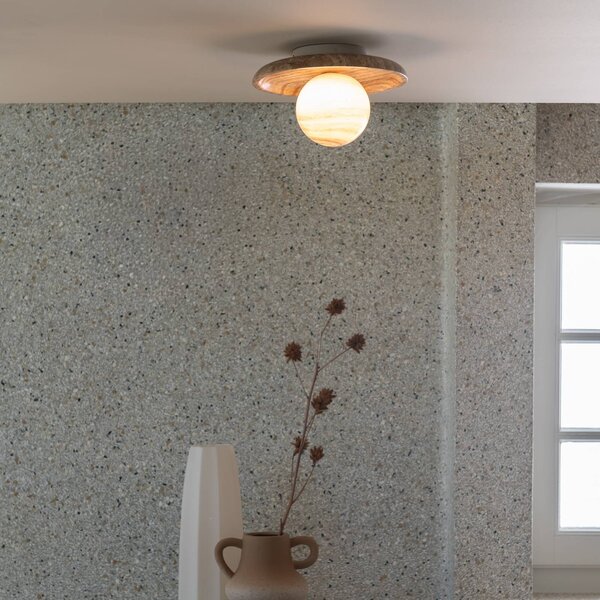 IT´S ABOUT ROMI Plafoniera soffitto Tivoli, dimmerabile, Marrone / Ruggine, Soggiorno / Sala da pranzo, Pietra, Plafoniera