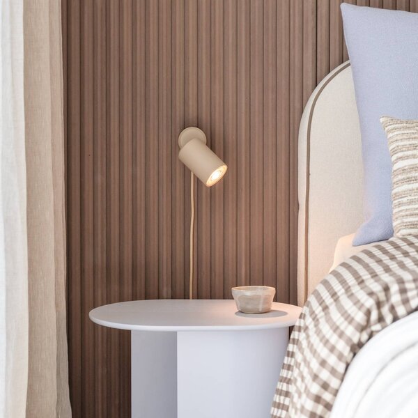 IT´S ABOUT ROMI Applique da parete a LED Milan, Crema / Ambra, Soggiorno / Sala da pranzo, Alluminio, Moderno, Applique a LED