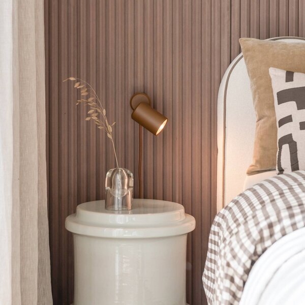 IT´S ABOUT ROMI Applique da parete a LED Milan, Marrone / Ruggine, Soggiorno / Sala da pranzo, Alluminio, Moderno, Applique a LED