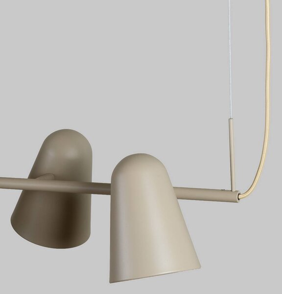 IT´S ABOUT ROMI Lampada a sospensione Salamanca, dimmerabile, Crema / Ambra, Soggiorno / Sala da pranzo, Metallo, Moderno, Lampada a sospensione