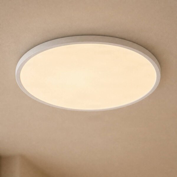 Nordlux Plafoniera smart Oja Smart, dimmerabile, Bianco / Opale, Cucina, Plastica