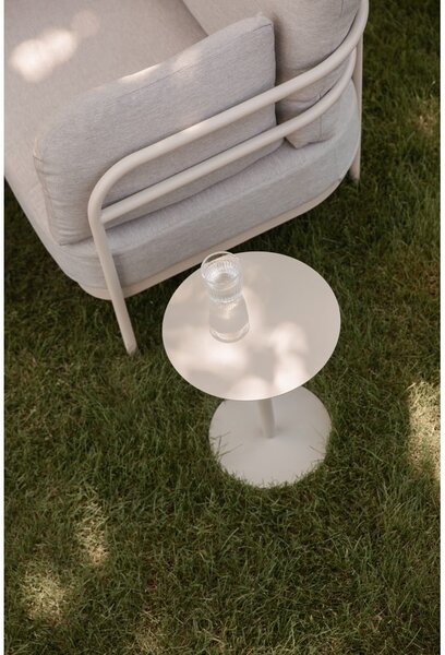 Tavolino rotondo in acciaio ø 35 cm Snow – Zuiver
