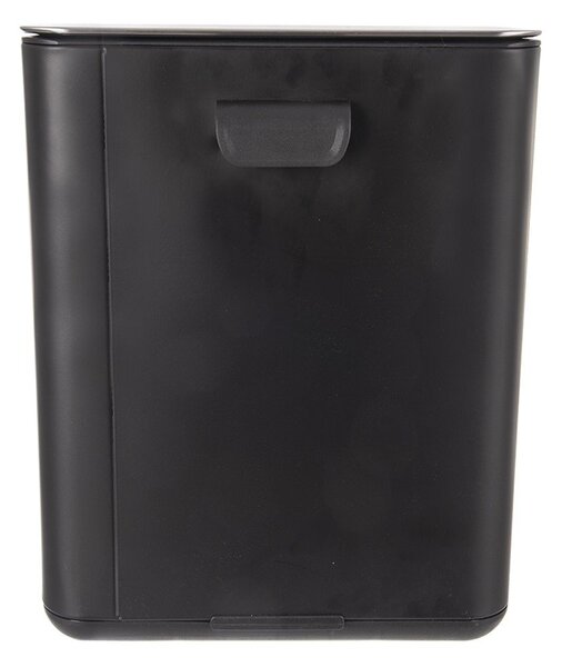 Cestino per la spazzatura nero in acciaio inox con pedale 20 l Black – Orion