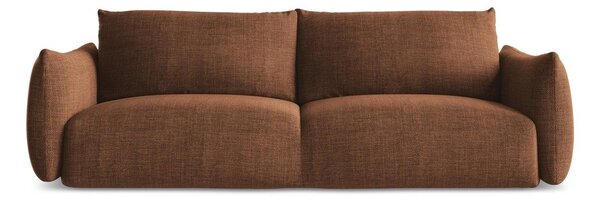 Divano color terracotta allungabile 230 cm Leila – Makamii