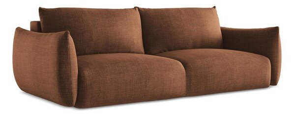 Divano color terracotta allungabile 230 cm Leila – Makamii