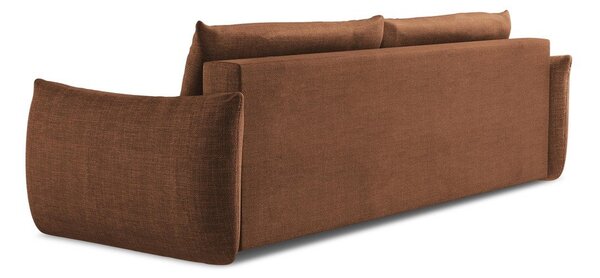 Divano color terracotta allungabile 230 cm Leila – Makamii