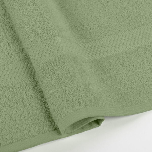 Telo Bagno In Cotone Minorca Standard Spugnissima Tinta Unita Giada Caleffi
