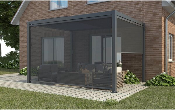 NIMBUS - parete laterale per pergola bioclimatica 270x238