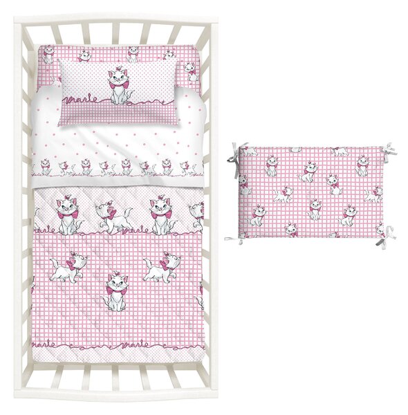 Copriletto Con Paracolpi In Cotone Baby Aristogatti Baby Disney Caleffi