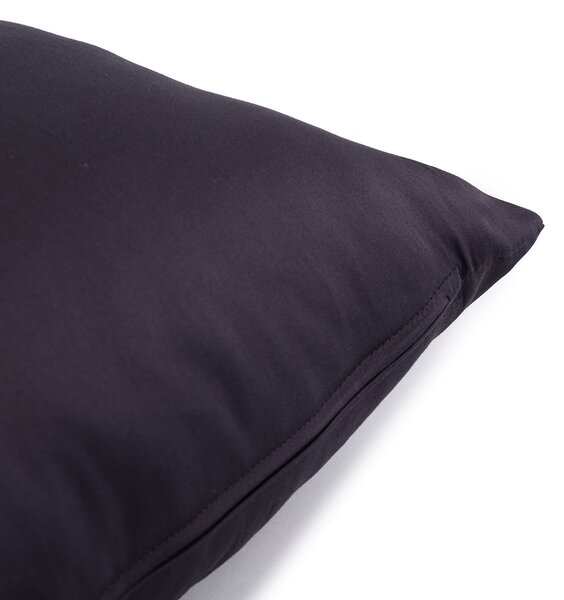 Cuscino Arredo 50X50 Raso BLACK Raso Di Cotone Caleffi
