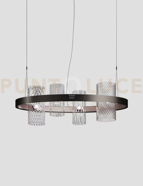 Armonia sospensione ov1 multicolore 3 nickel nero satinato rame sat