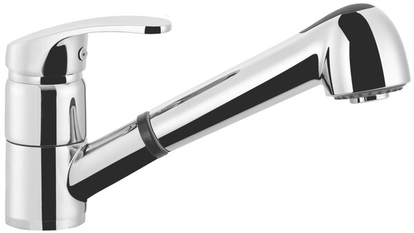 Lavelli SFTVIGR74 Vitalia Black - Miscelatore per lavello Metalblack