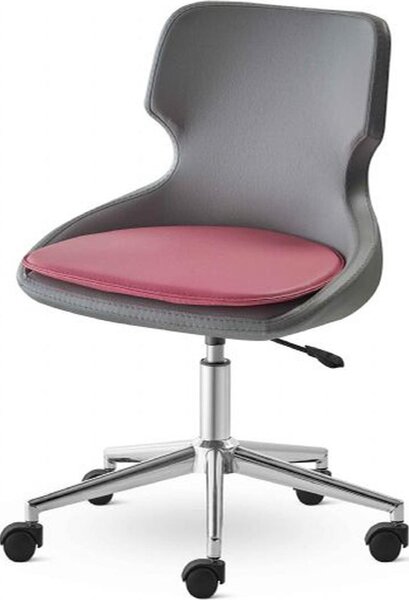 Sedia da ufficio nera con rotelle Design moderno Foyer corridoio studio