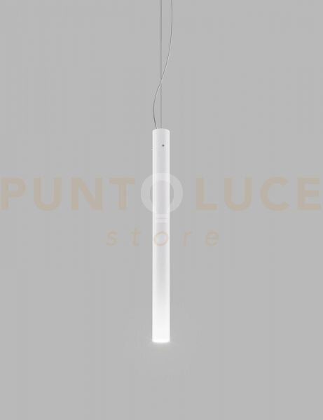 Candela sospensione bianco lucido cromo lucido 1 luce attacco g9