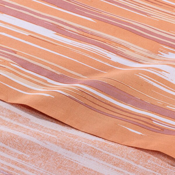 Completo Lenzuola SINGOLO Palm Spring CARAMEL Cotone Caleffi