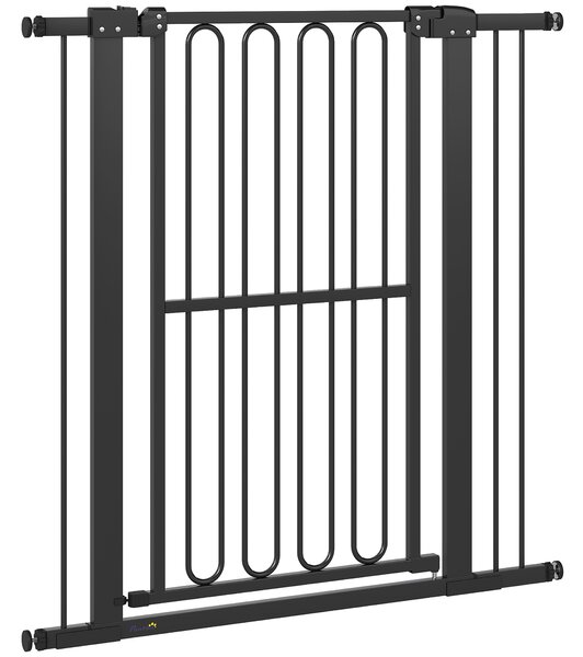 PawHut Cancelletto per Cani, 76-104 cm, Nero | Aosom Italy