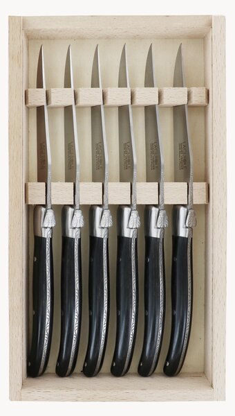 Set di 6 coltelli da bistecca fatti a mano Essentiel