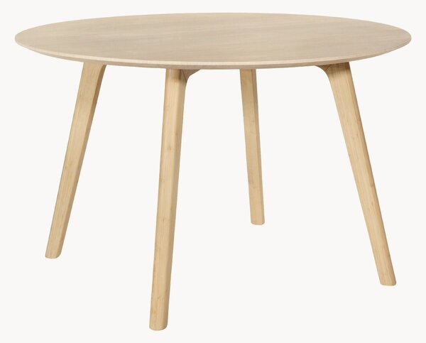 Tavolo rotondo in bambù Elvo, Ø 120 cm