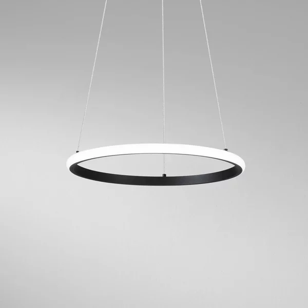 Luce Ambiente Design Lampada LED a sospensione Axis, Ø 40 cm, nera, metallo, CCT Axis, Nero, Soggiorno / Sala da pranzo, Metallo, Moderno