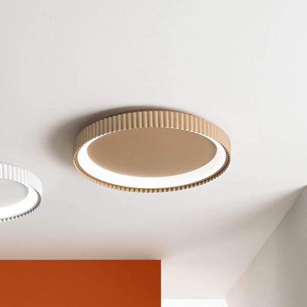 Luce Ambiente Design Plafoniera a LED Niike, Ottone / Oro, Soggiorno / Sala da pranzo, Metallo, Moderno, Plafoniera LED