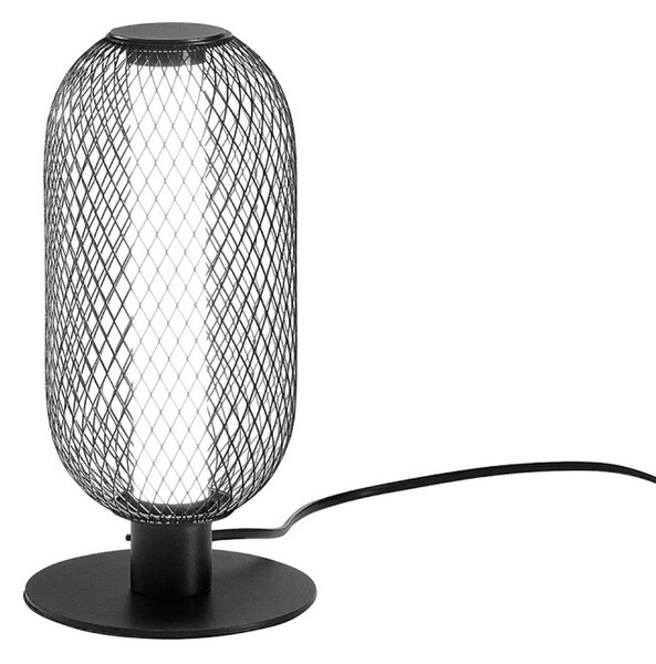 Luce Ambiente Design Lampada da tavolo a LED Inkas, Nero, Soggiorno / Sala da pranzo, Metallo, Lampada da tavolo LED