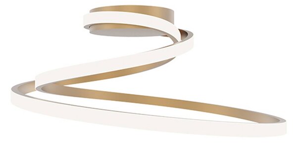 Luce Ambiente Design Plafoniera a LED Coaster, Ottone / Oro, Soggiorno / Sala da pranzo, Alluminio, Moderno, Plafoniera LED