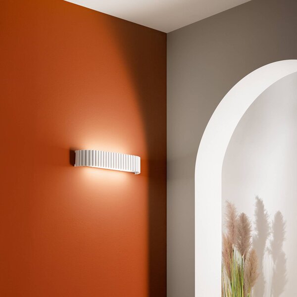 Luce Ambiente Design Applique da parete a LED Niike, Bianco / Opale, Soggiorno / Sala da pranzo, Metallo, Moderno, Applique a LED