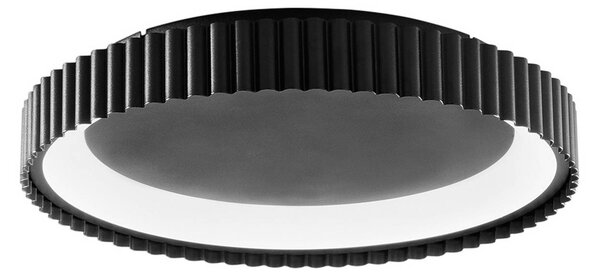 Luce Ambiente Design Plafoniera a LED Niike, Nero, Soggiorno / Sala da pranzo, Metallo, Moderno, Plafoniera LED